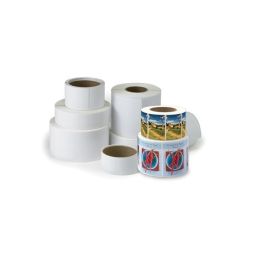 InkJet labels gloss, polypropylene, coated, white, extra glossy, permanent, (101.6 mm x 76.2 mm)-ERJGF102X076
