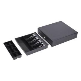 BYPOS Cash Drawer E410, Manual Button, Black-CA-CD410-480B-M