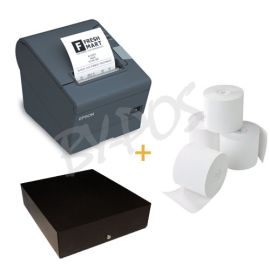Bundel Bonprinter + Kassalade + Bonpapier - Scanner MAC-BYPOS-1815