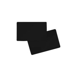 PVC card both sides black 86 x 54 x 0.76 mm (500 pieces)