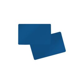 PVC card double-sided dark blue 86 x 54 x 0.76 mm (500 pieces)