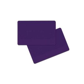 PVC card double-sided purple 86 x 54 x 0.76 mm (500 pieces)