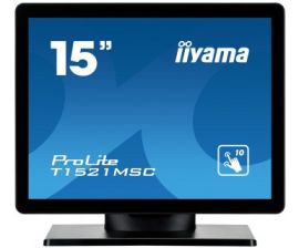 iiyama ProLite T1521MSC, 38.1 cm (15''), Projected Capacitive, 10 TP, black-T1521MSC-B1