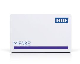 HID PVC MIFARE blanco (1K Contactless) cards per (10) stk-BYPOS-1152-1